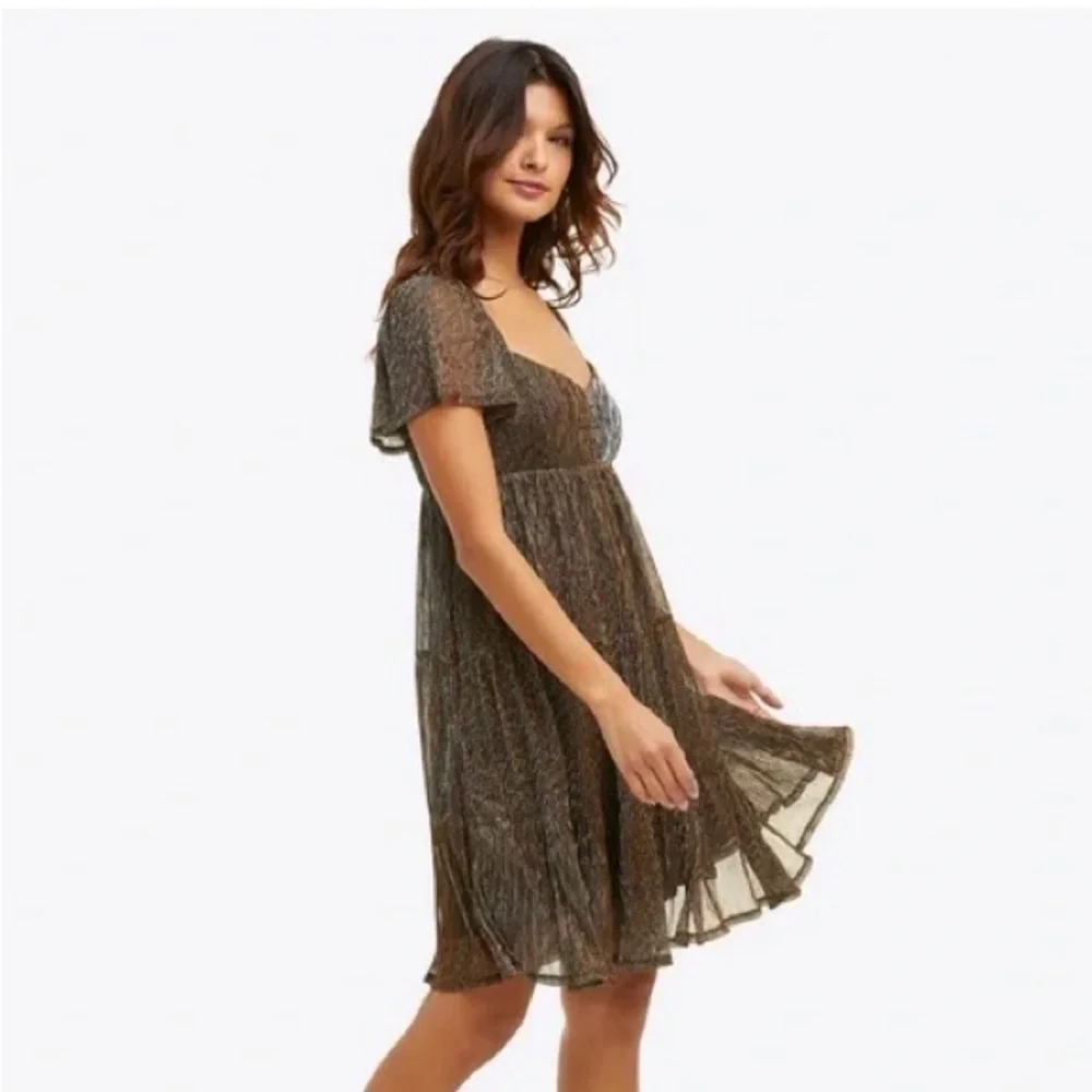 Draper James Emily Dress in Lurex Plise - XS